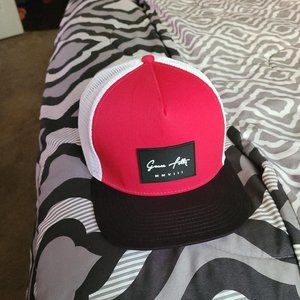 Grace Folly Trucker Hat for Men & Women. Snapback Mesh Caps-Red & Black